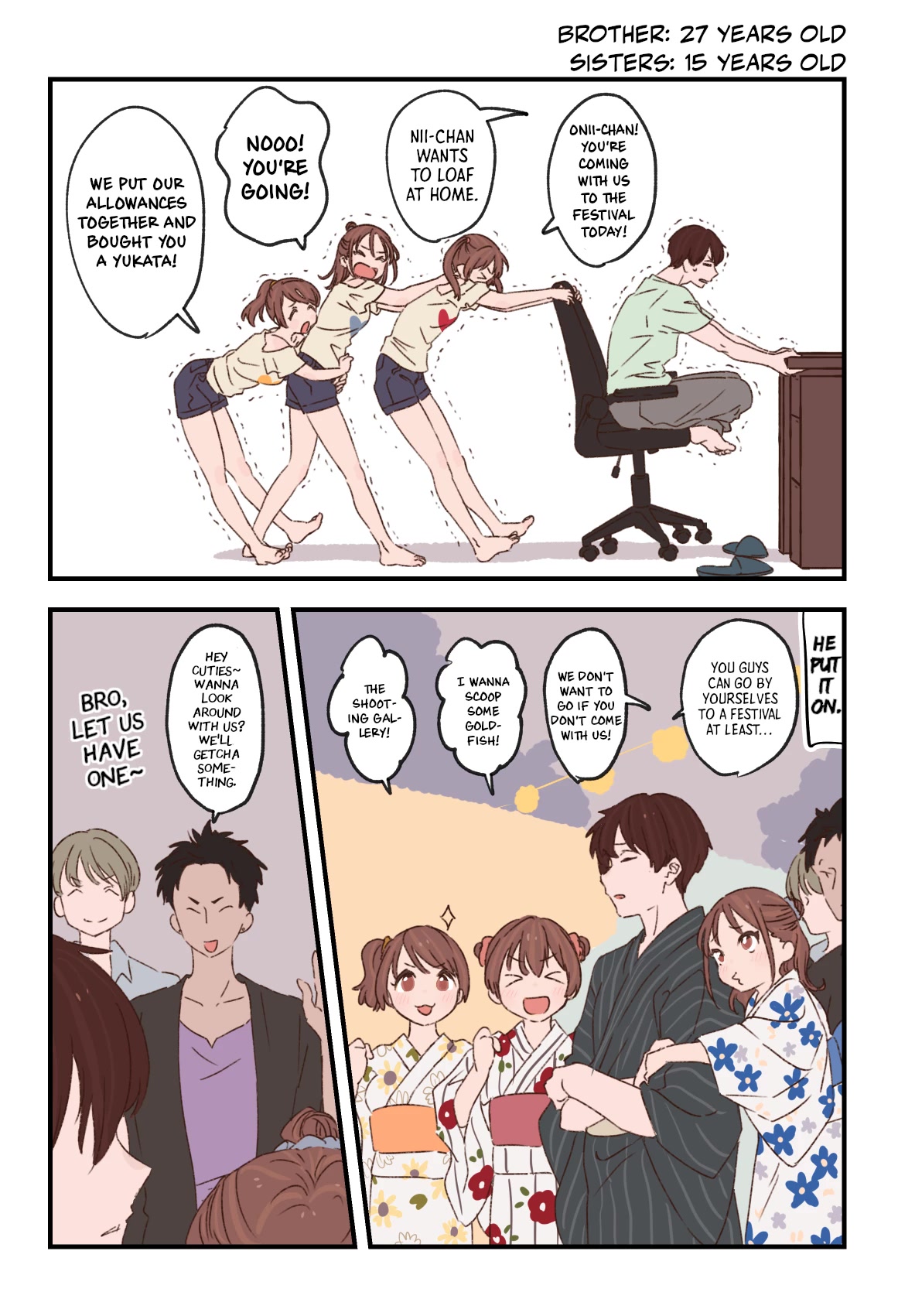 Onii-chan to Mitsugo no Imouto-tachi chapter 8 page 3