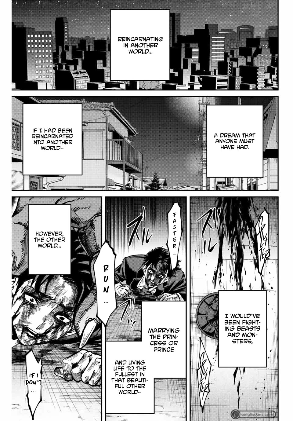 Only I Know That the World Will End. In a World Where Monsters Appear, I Level up by Returning From Death chapter 1 page 2