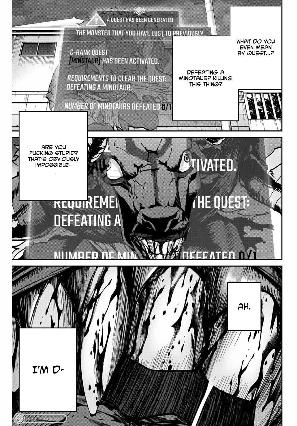 Only I Know That the World Will End. In a World Where Monsters Appear, I Level up by Returning From Death chapter 1 page 26