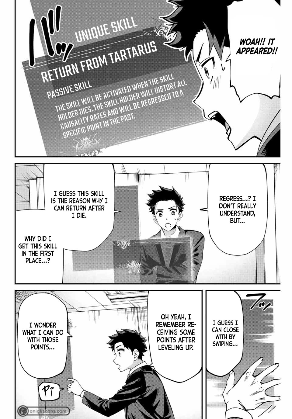 Only I Know That the World Will End. In a World Where Monsters Appear, I Level up by Returning From Death chapter 2 page 9