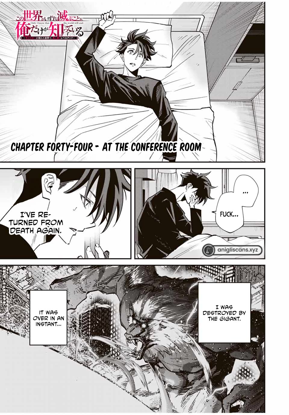 Only I Know That the World Will End. In a World Where Monsters Appear, I Level up by Returning From Death chapter 44 page 2