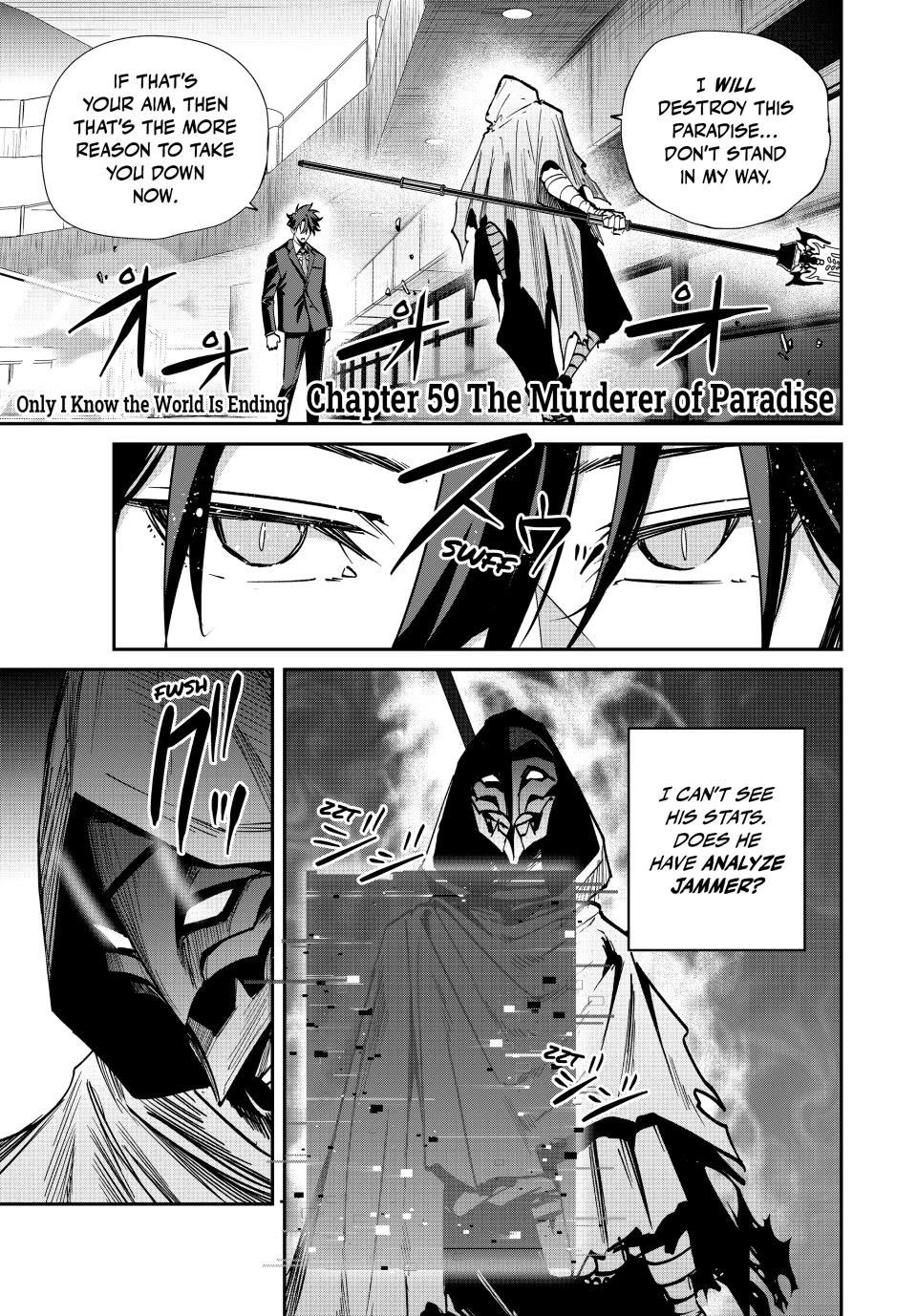 Only I Know That the World Will End. In a World Where Monsters Appear, I Level up by Returning From Death chapter 59 page 1