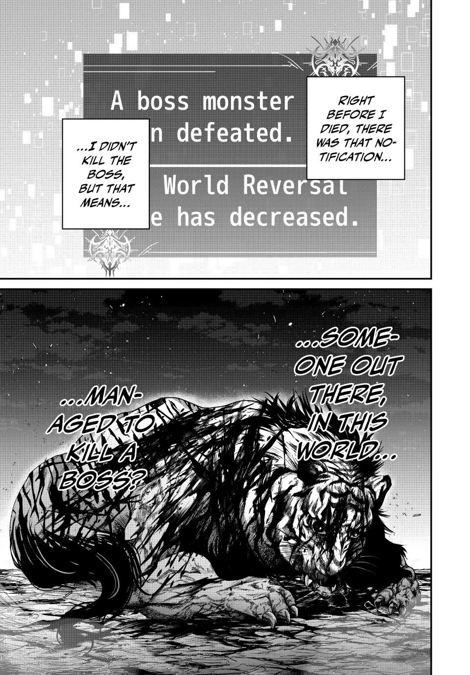 Only I Know That the World Will End. In a World Where Monsters Appear, I Level up by Returning From Death chapter 65 page 3