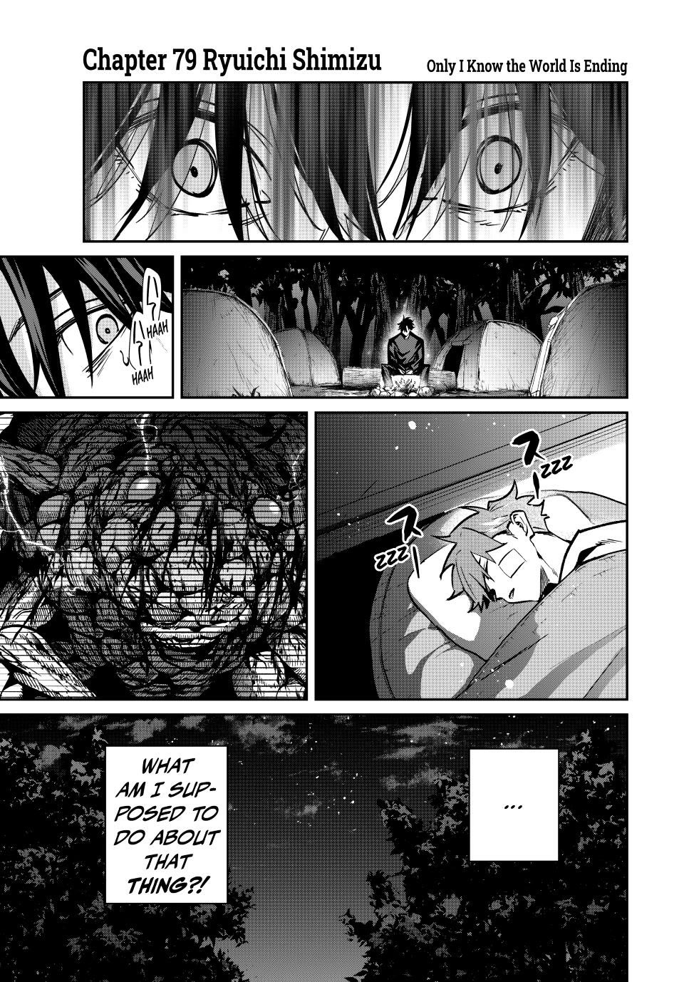 Only I Know That the World Will End. In a World Where Monsters Appear, I Level up by Returning From Death chapter 79 page 1