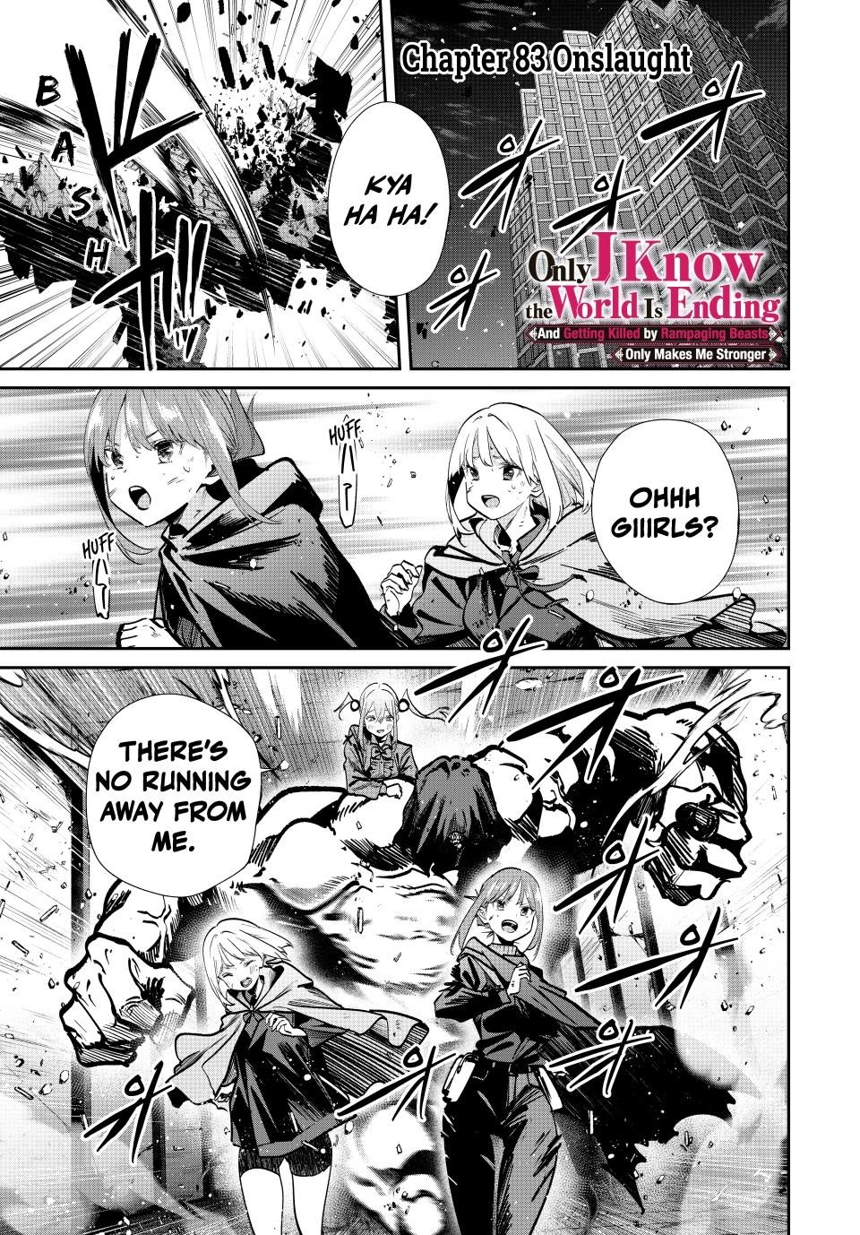 Only I Know That the World Will End. In a World Where Monsters Appear, I Level up by Returning From Death chapter 83 page 1