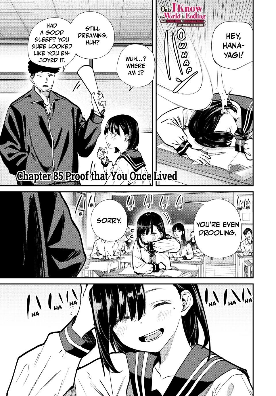 Only I Know That the World Will End. In a World Where Monsters Appear, I Level up by Returning From Death chapter 85 page 1