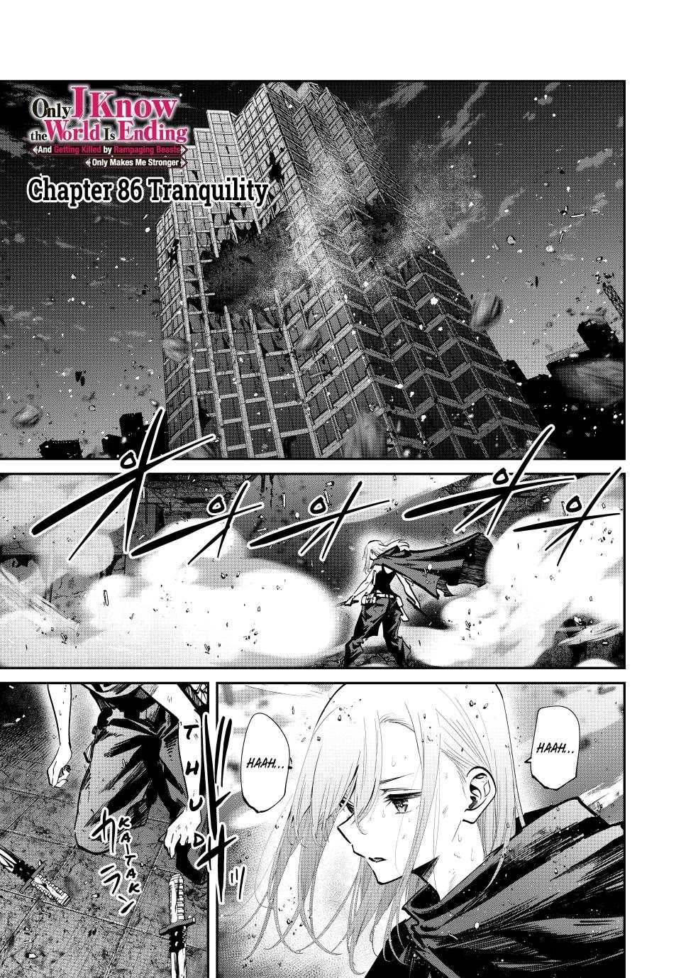 Only I Know That the World Will End. In a World Where Monsters Appear, I Level up by Returning From Death chapter 86 page 1