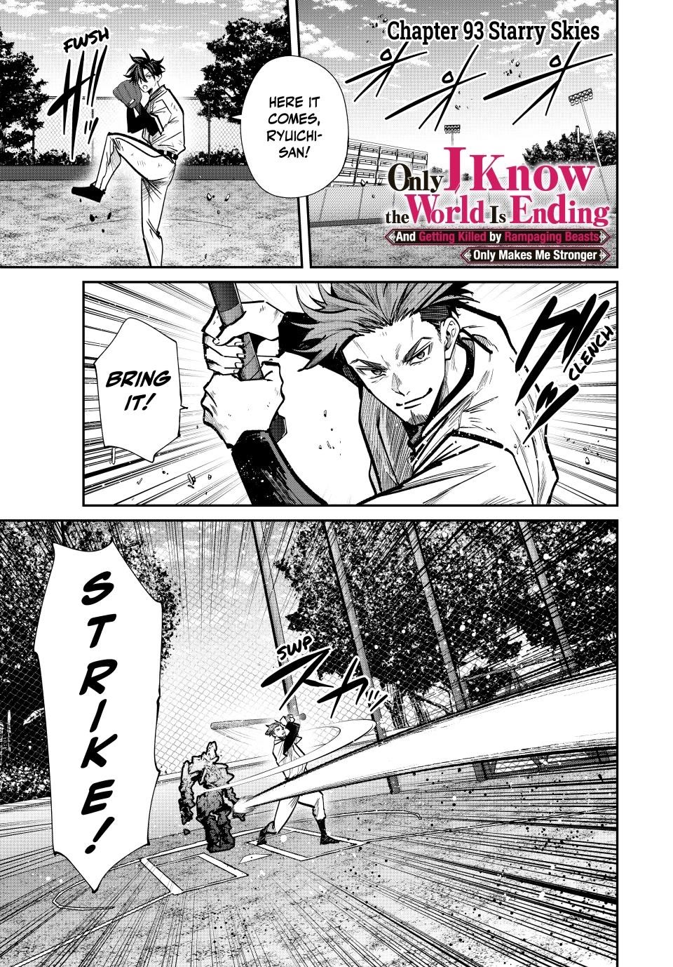 Only I Know That the World Will End. In a World Where Monsters Appear, I Level up by Returning From Death chapter 93 page 1