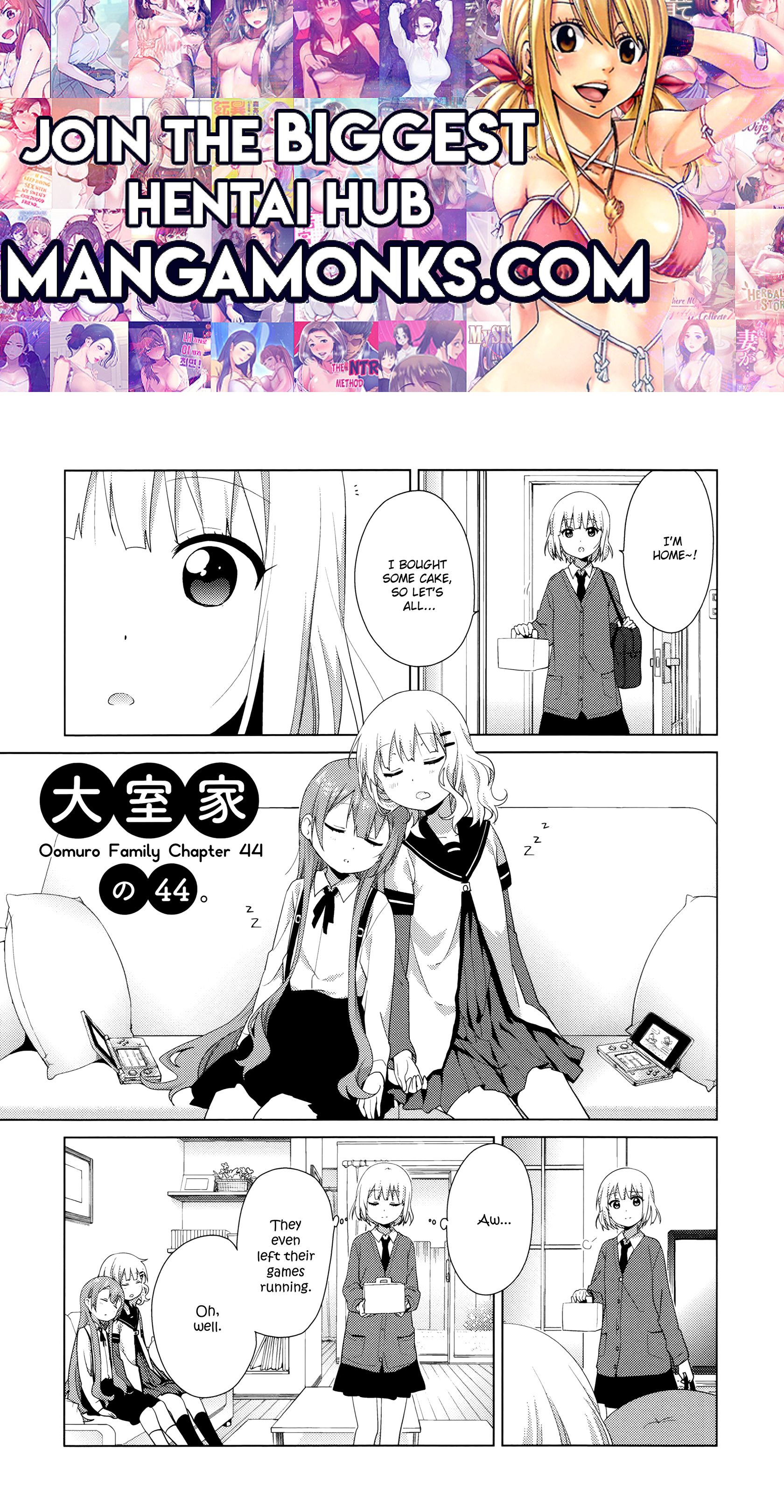 Oomuro-ke chapter 44 page 1