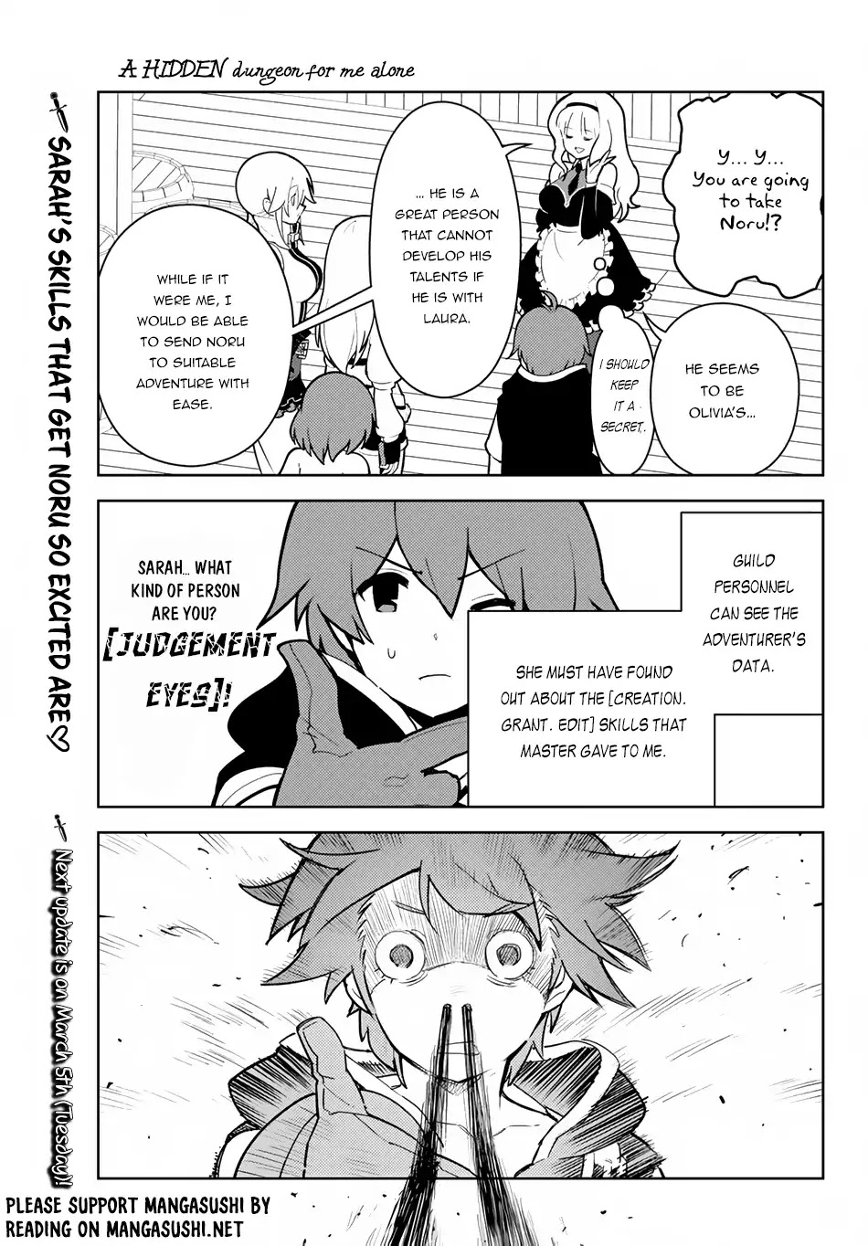 Ore dake Haireru Kakushi Dungeon: Kossori Kitaete Sekai Saikyou chapter 17.1 page 14