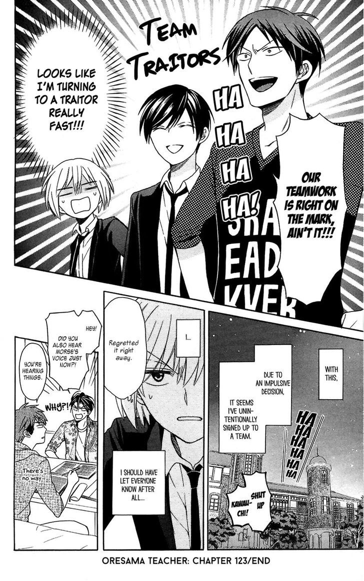 Oresama Teacher chapter 123 page 34