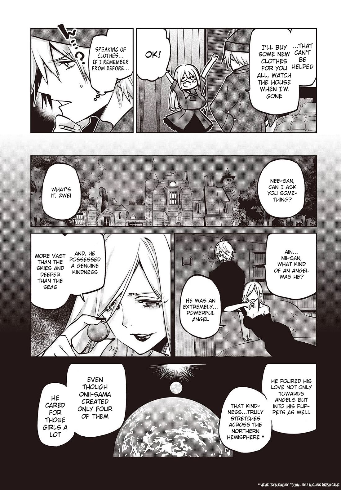 Oroka na Tenshi wa Akuma to Odoru chapter 105.5 page 5