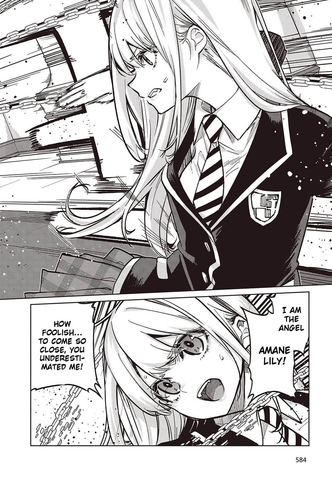 Oroka na Tenshi wa Akuma to Odoru chapter 106 page 28