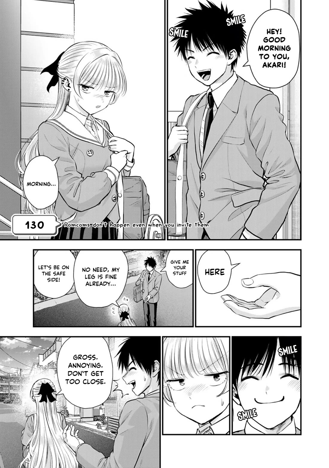 Osananajimi to wa Romcom ni Naranai chapter 130 page 1