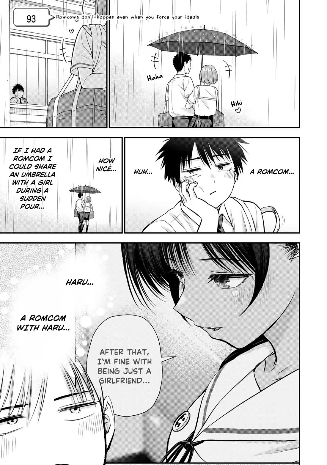 Osananajimi to wa Romcom ni Naranai chapter 93 page 1