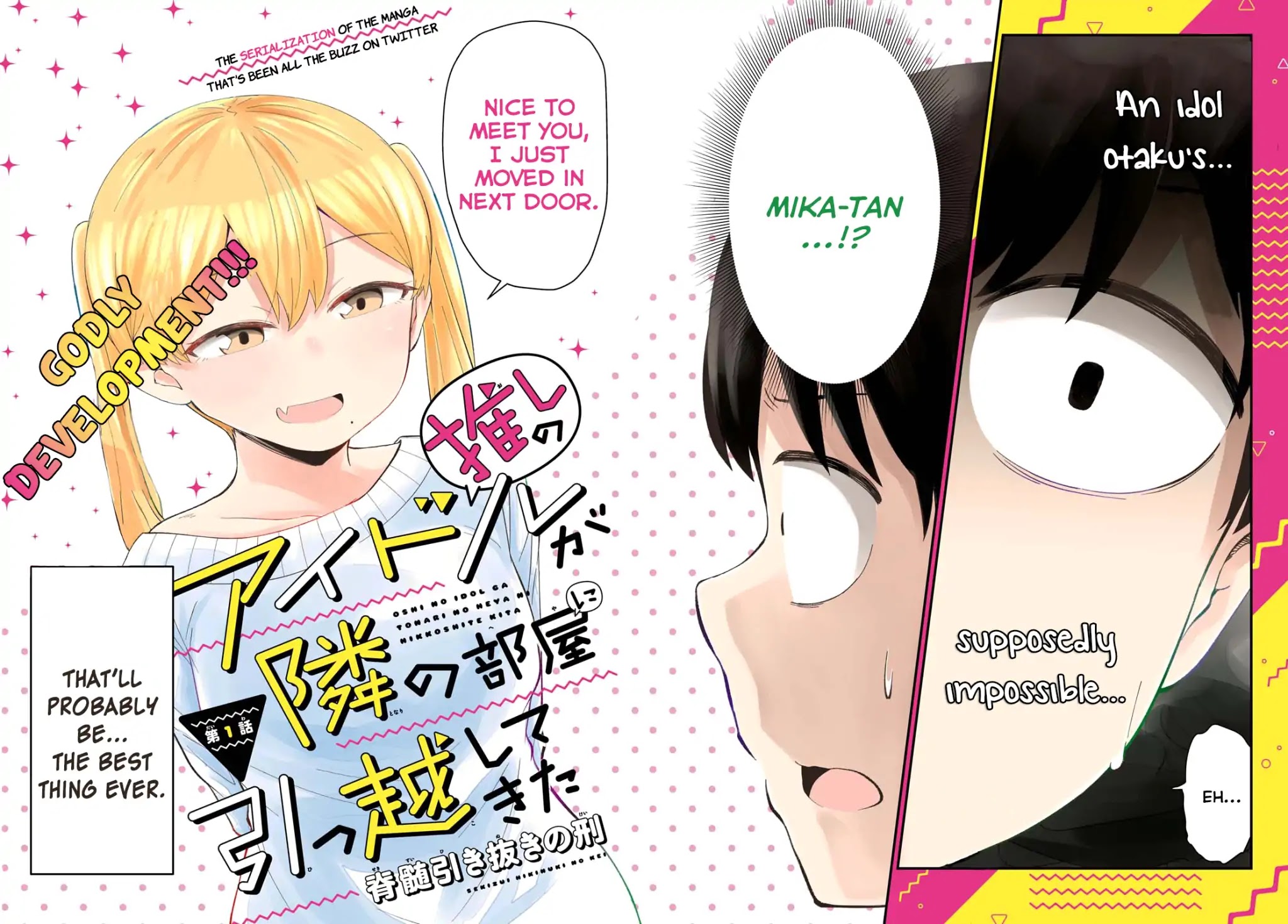 Oshi no Idol ga Tonari no Heya ni Hikkoshite Kita chapter 1 page 2