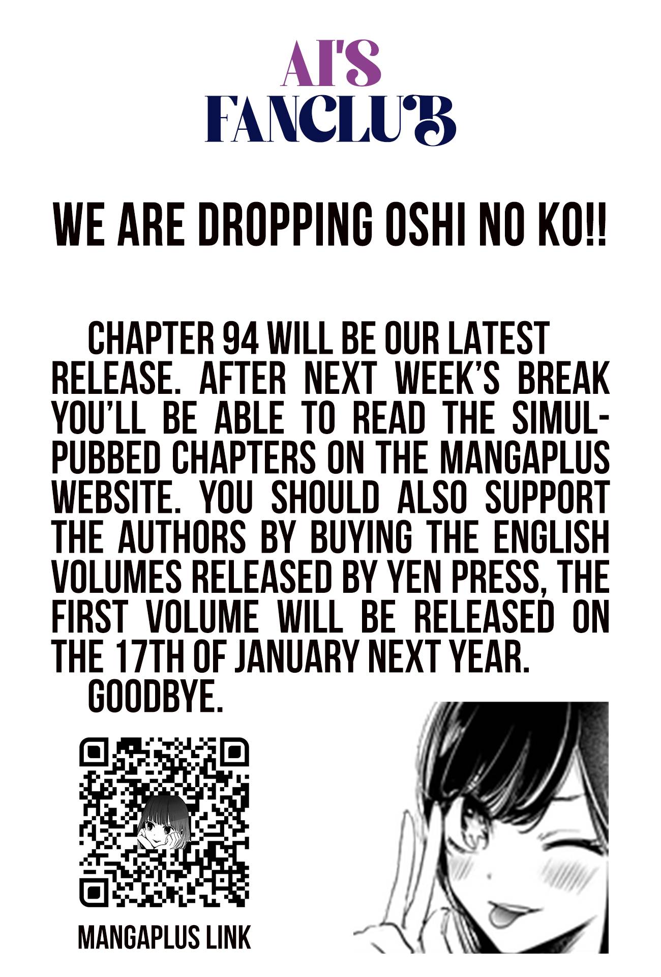 Oshi no Ko chapter 94 page 1