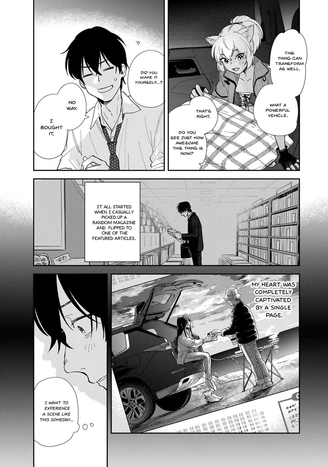 Otherworldly Overnight in the Car: Outrunner PHEV chapter 1 page 50