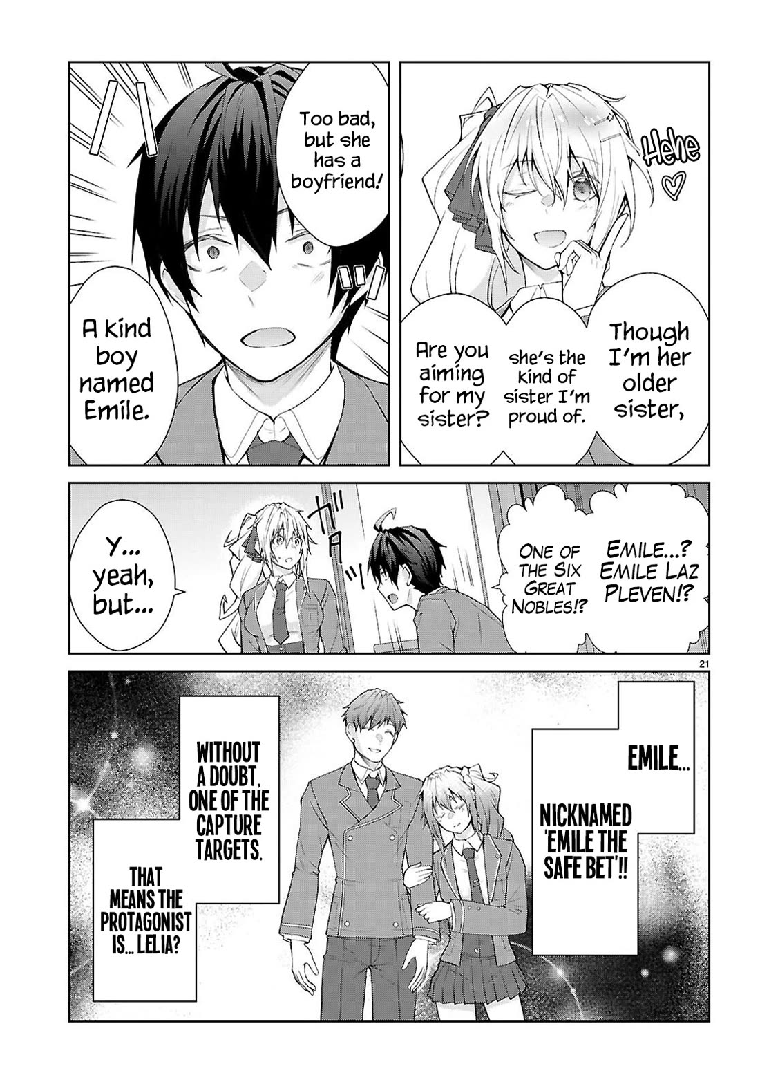 Otome Game Sekai wa Mob ni Kibishii Sekai Desu chapter 70 page 22