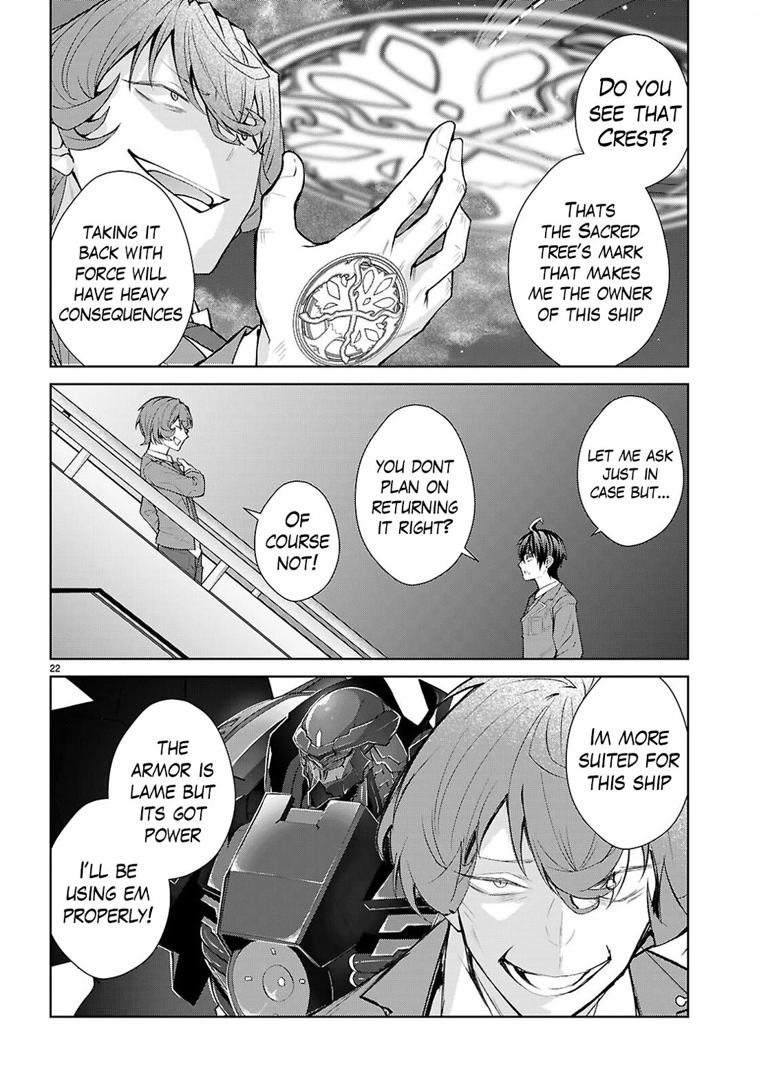 Otome Game Sekai wa Mob ni Kibishii Sekai Desu chapter 73 page 22