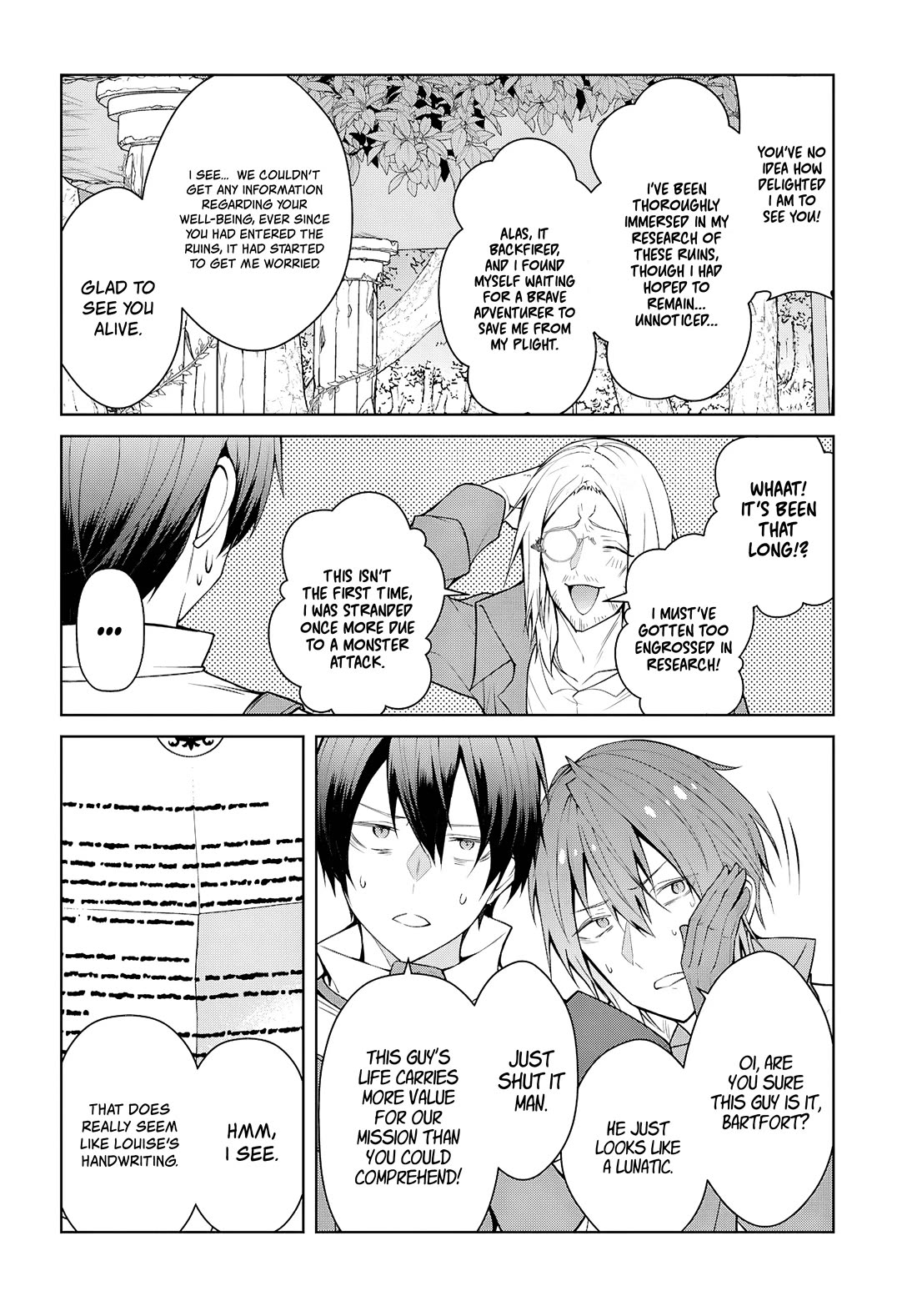 Otome Game Sekai wa Mob ni Kibishii Sekai Desu chapter 75 page 14