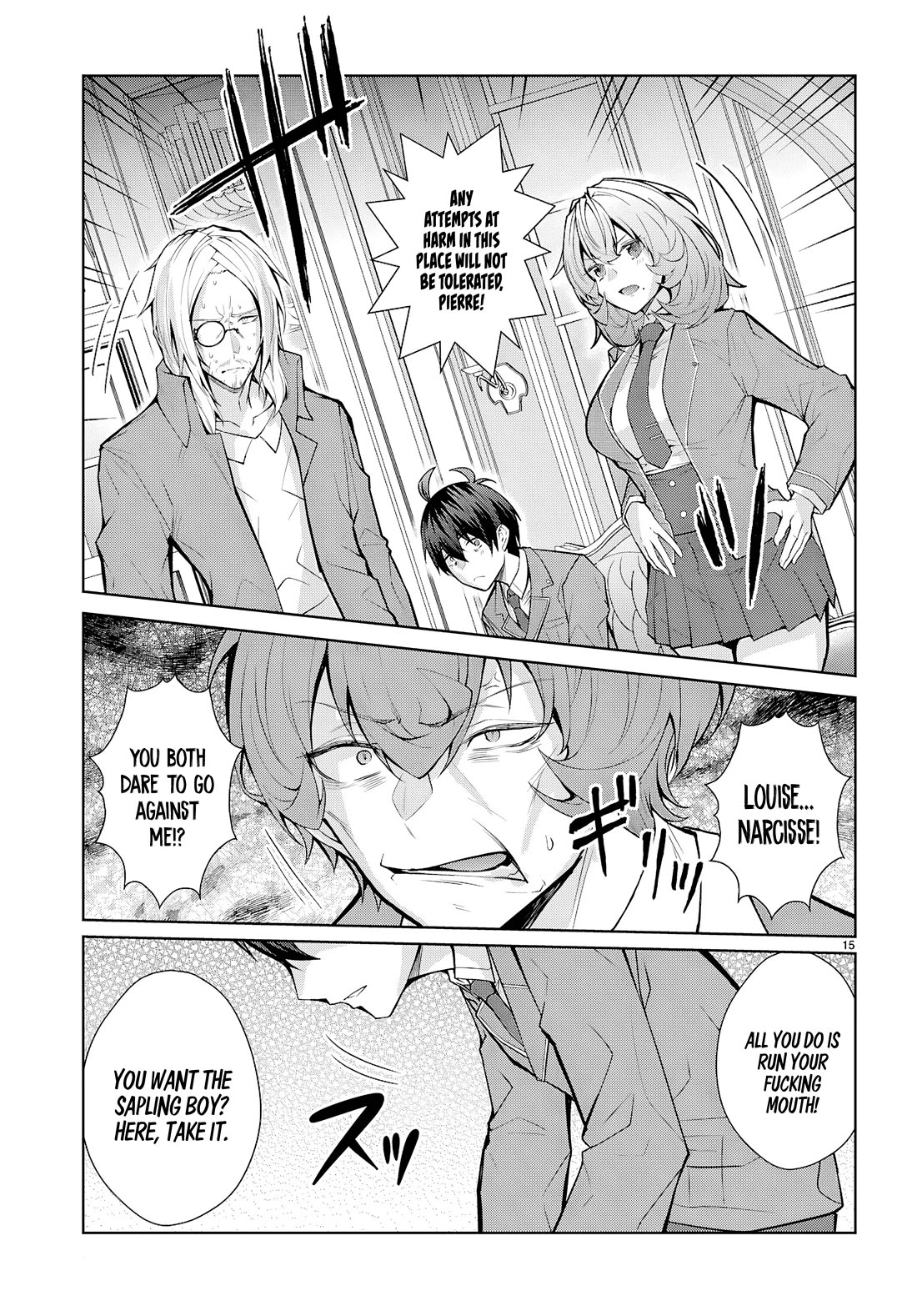 Otome Game Sekai wa Mob ni Kibishii Sekai Desu chapter 76 page 15