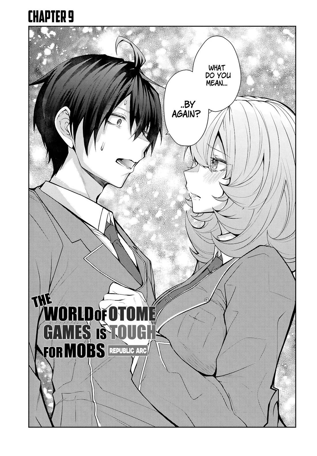 Otome Game Sekai wa Mob ni Kibishii Sekai Desu chapter 77 page 1