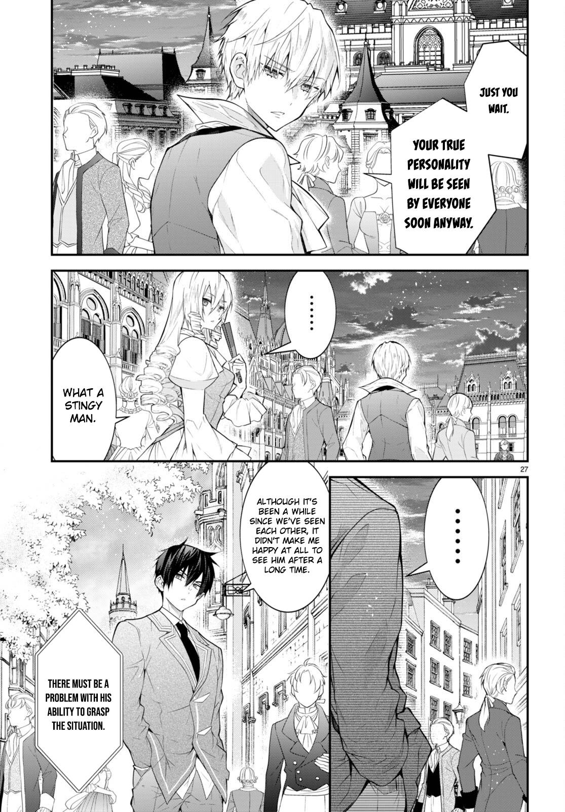 Otomege Sekai wa Mob ni Kibishii Sekai desu chapter 45 page 27