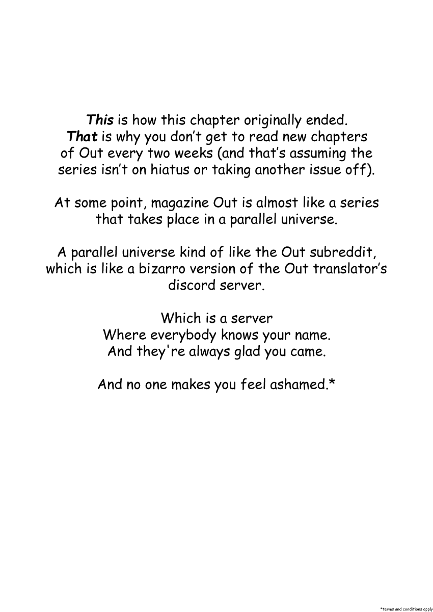 Out (Makoto Mizuta) chapter 203 page 32