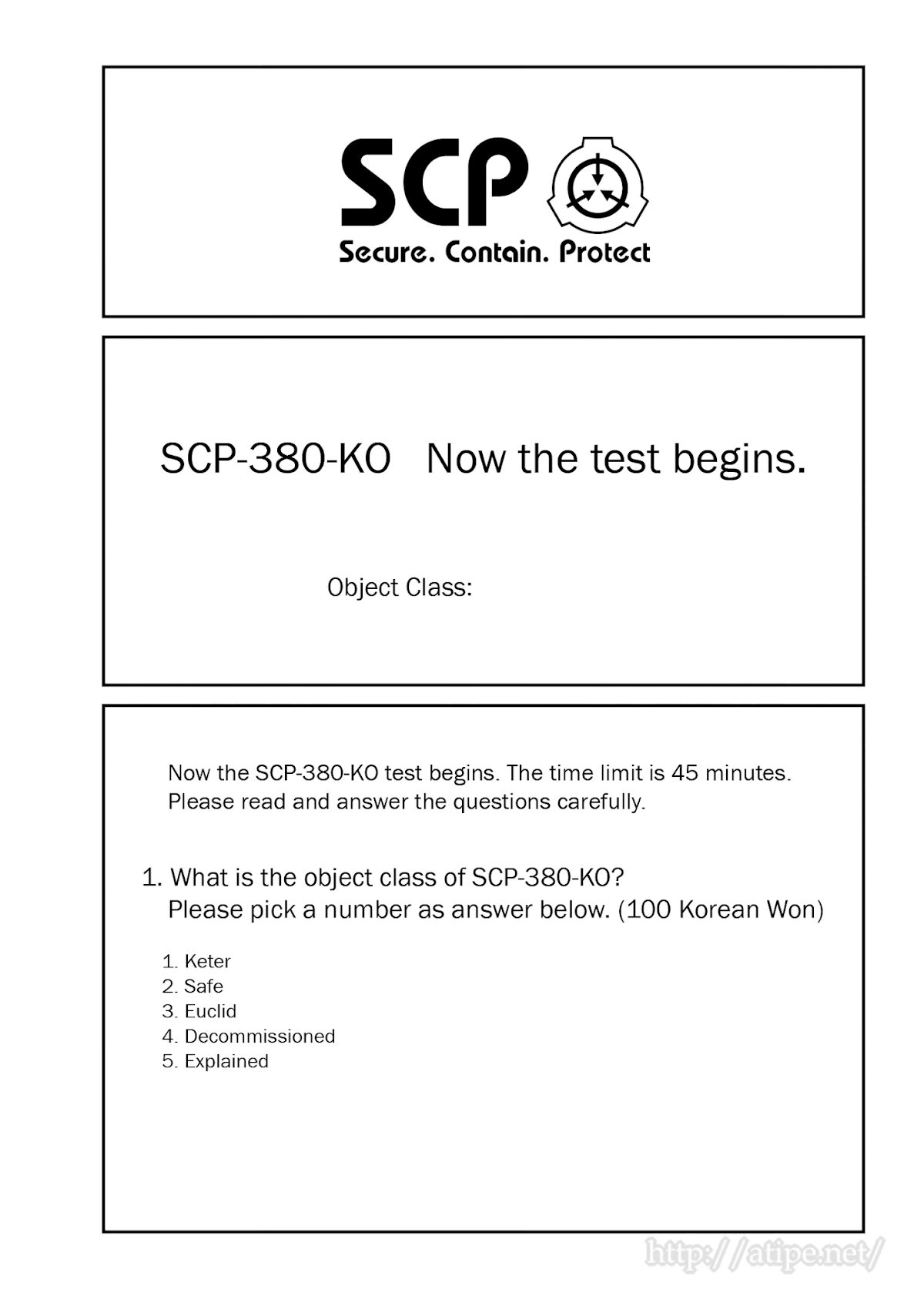 Oversimplified SCP chapter 62 page 1