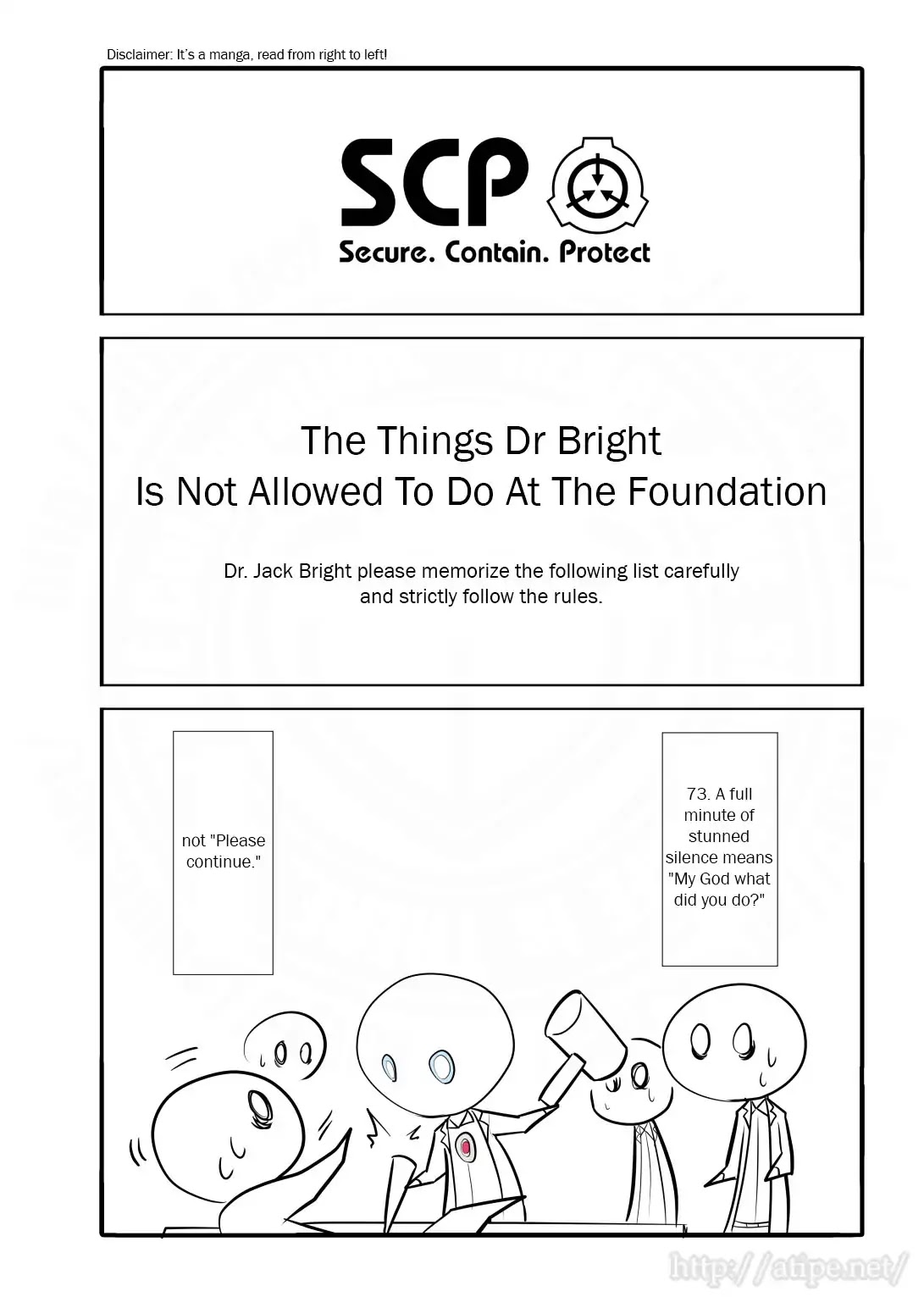 Oversimplified SCP chapter 9 page 1