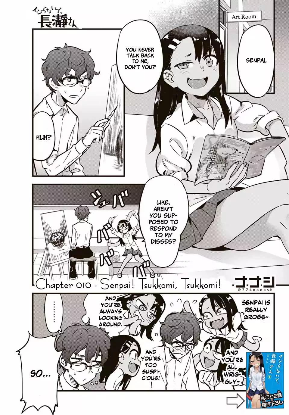 Please don't bully me, Nagatoro chapter 10 page 1