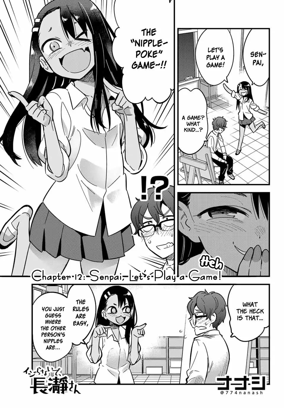 Please don't bully me, Nagatoro chapter 12 page 1