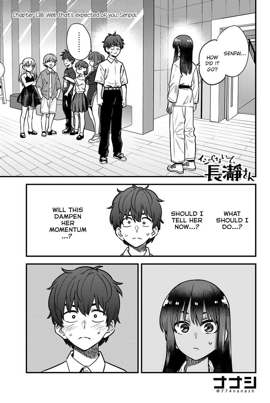 Please don't bully me, Nagatoro chapter 138 page 1