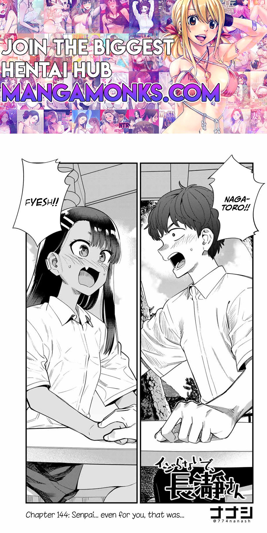 Please don't bully me, Nagatoro chapter 144 page 1