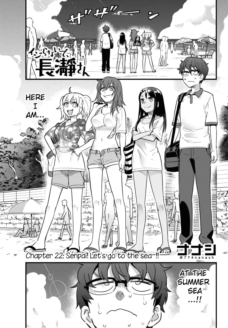 Please don't bully me, Nagatoro chapter 22 page 1