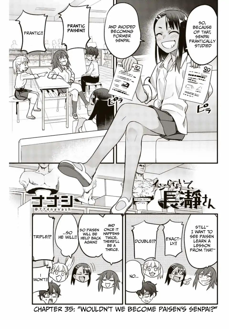 Please don't bully me, Nagatoro chapter 35 page 1