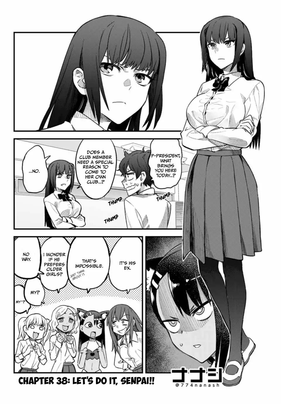 Please don't bully me, Nagatoro chapter 38 page 2