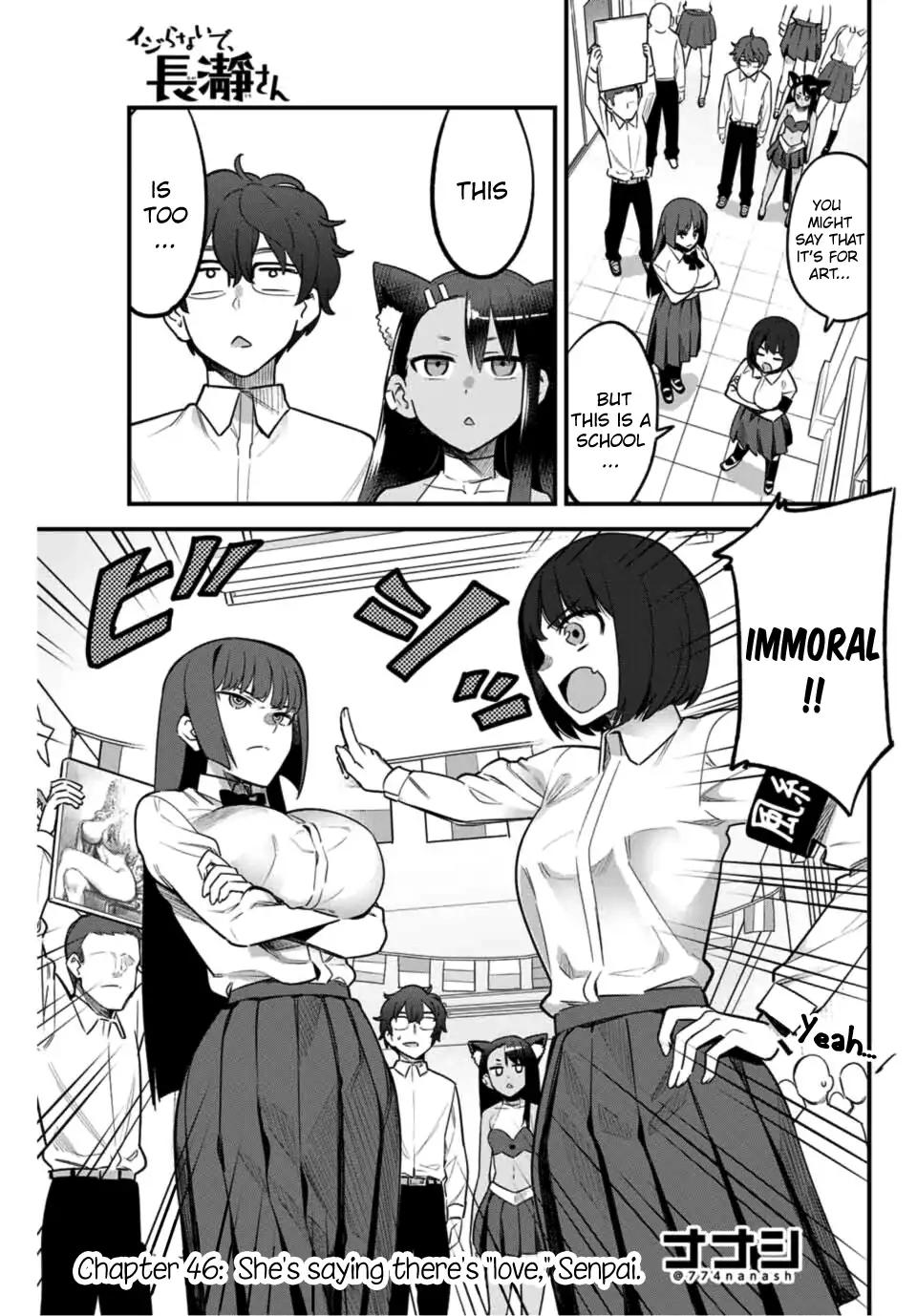 Please don't bully me, Nagatoro chapter 46 page 1