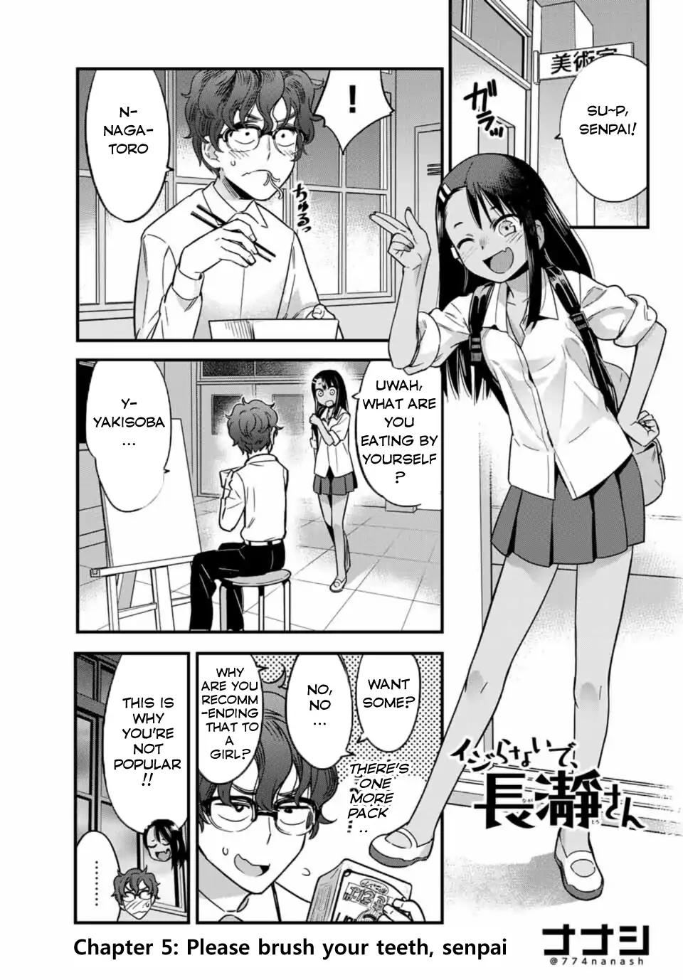 Please don't bully me, Nagatoro chapter 5 page 1