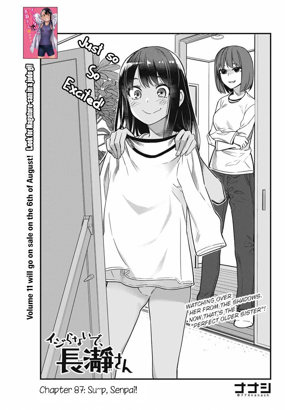 Please don't bully me, Nagatoro chapter 87 page 1