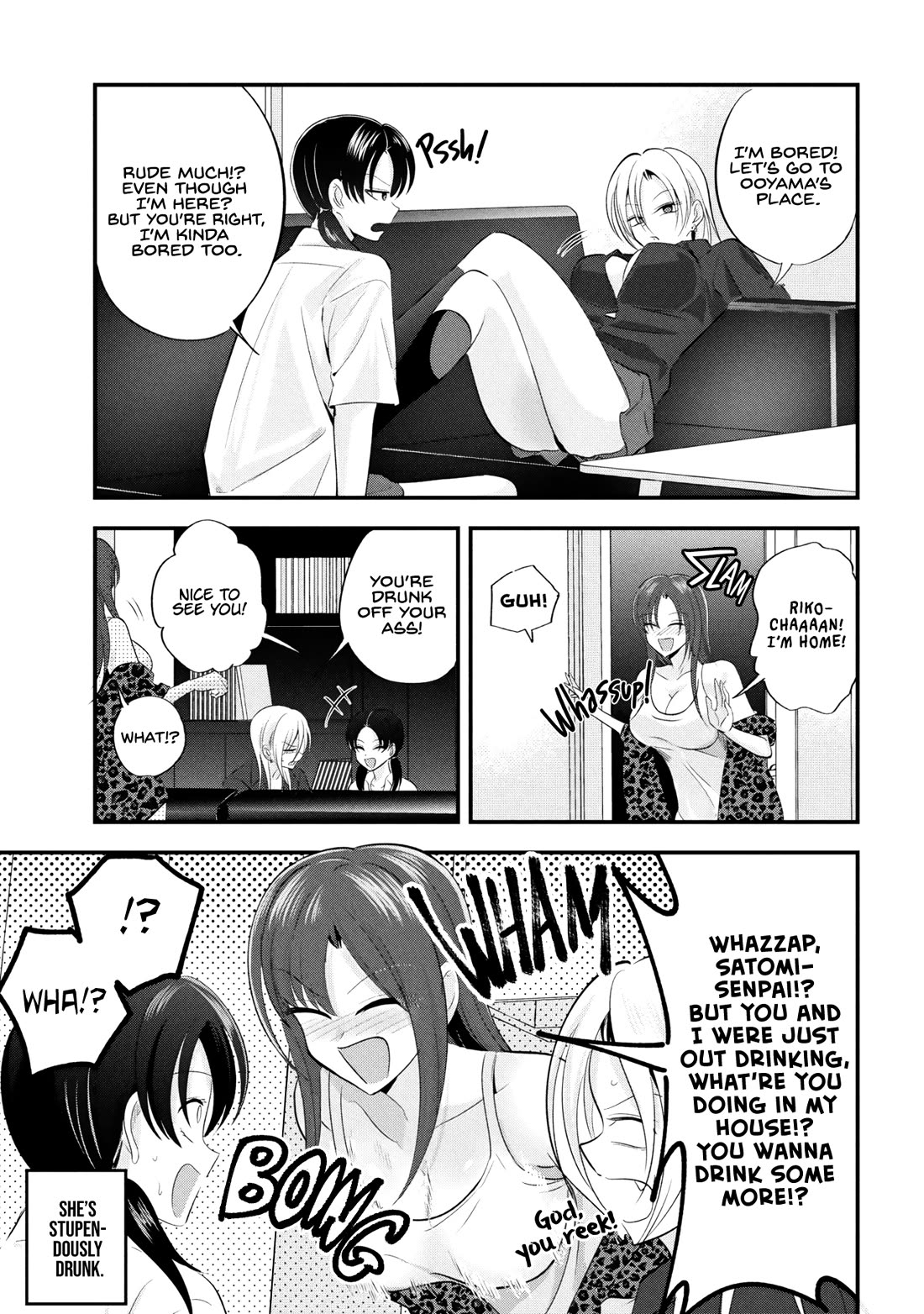 Please Go Home, Akutsu-san! chapter 201.5 page 1