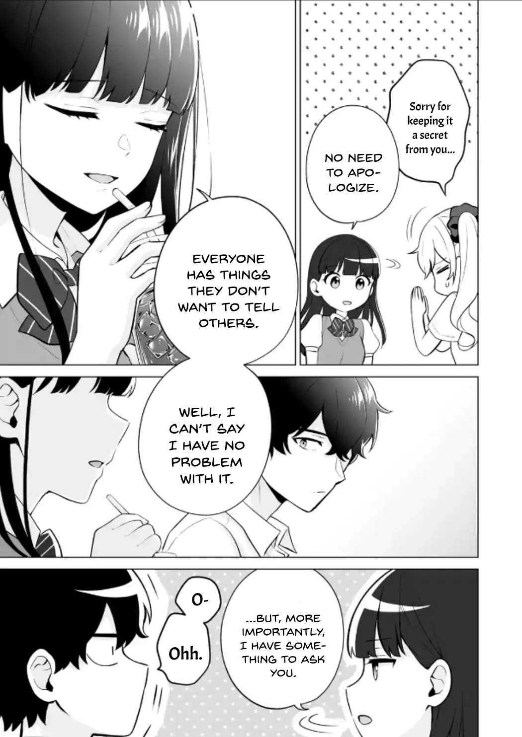 Please Leave Me Alone (For Some Reason, She Wants to Change a Lone Wolf's Helpless High School Life.) chapter 21 page 5