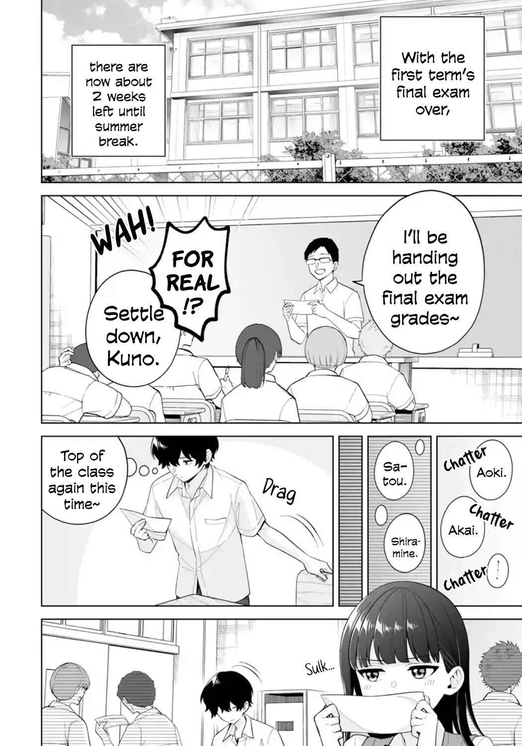 Please Leave Me Alone (For Some Reason, She Wants to Change a Lone Wolf's Helpless High School Life.) chapter 29 page 2