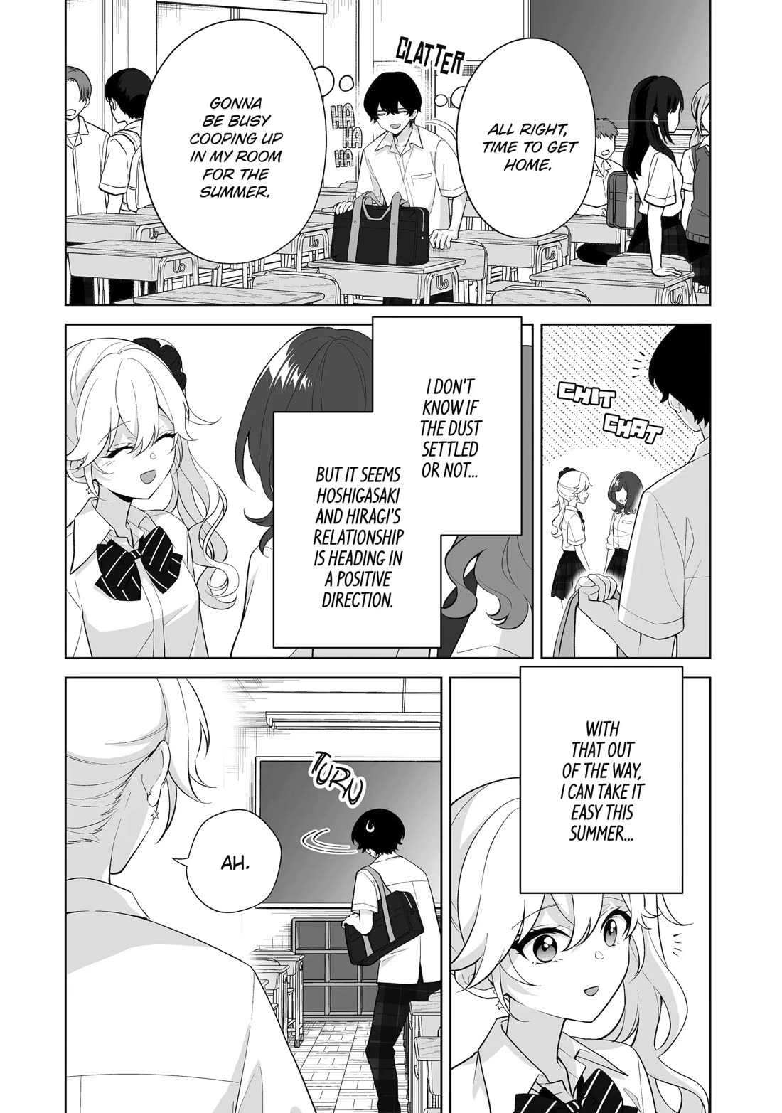 Please Leave Me Alone (For Some Reason, She Wants to Change a Lone Wolf's Helpless High School Life.) chapter 33 page 2