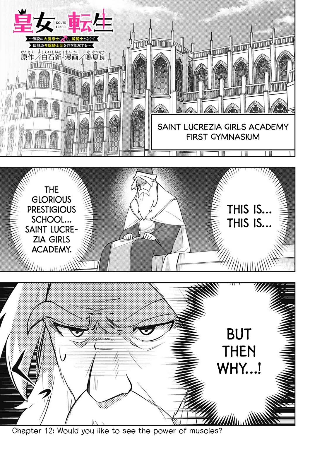 Princess Reincarnation ~ The Legendary Arch Mage (♂) becomes a Princess Knight and creates a Legendary Order of Lady Knights and becomes unrivaled ~ chapter 12 page 1