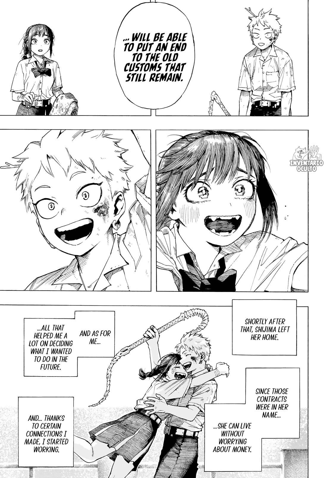 Quit Laughing, Shijima chapter 0 page 59