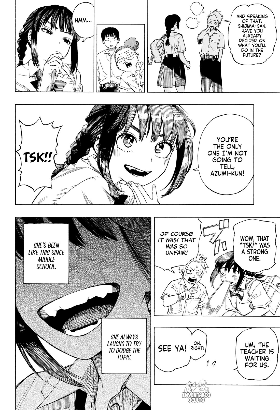 Quit Laughing, Shijima chapter 0 page 9