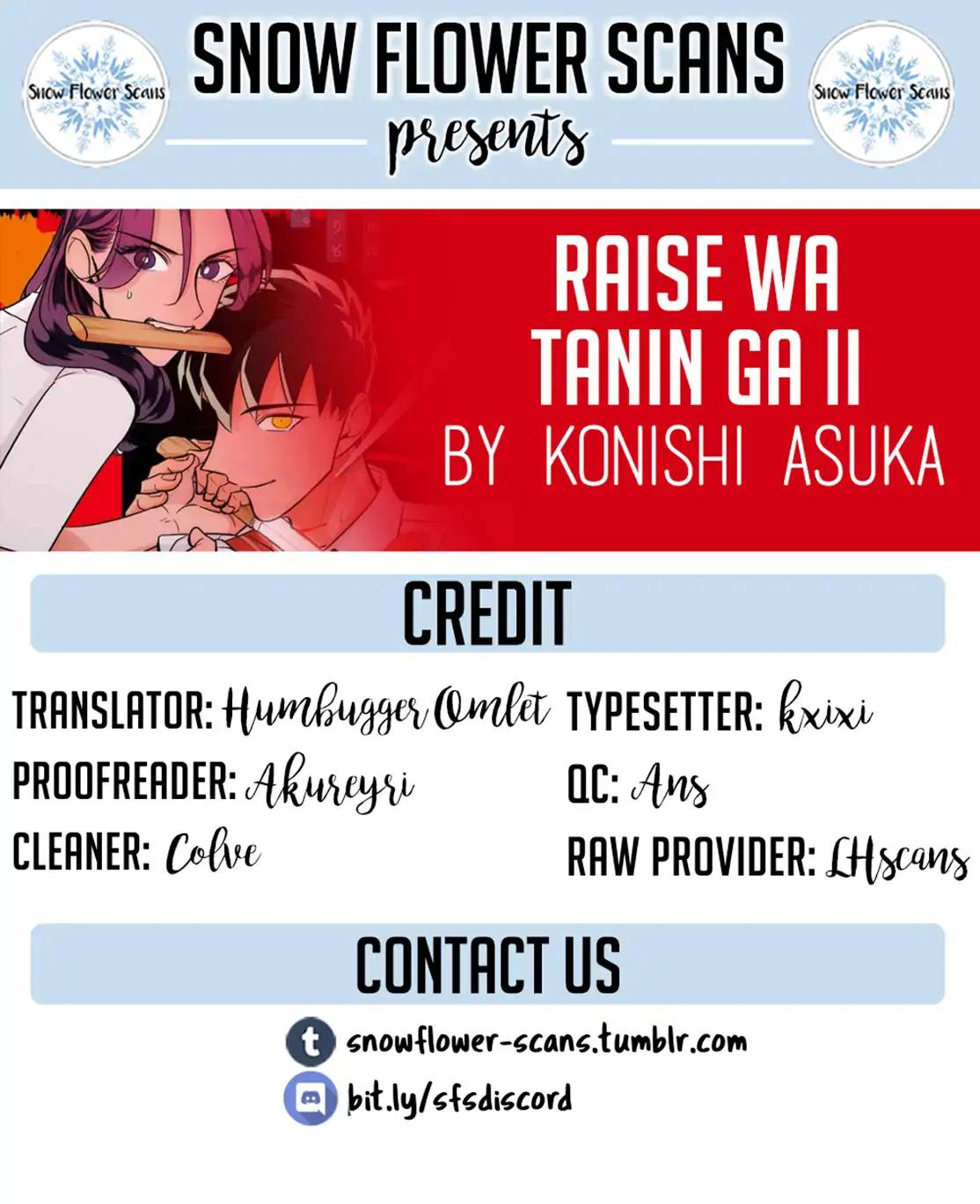 Raise wa Tanin ga Ii chapter 11 page 1