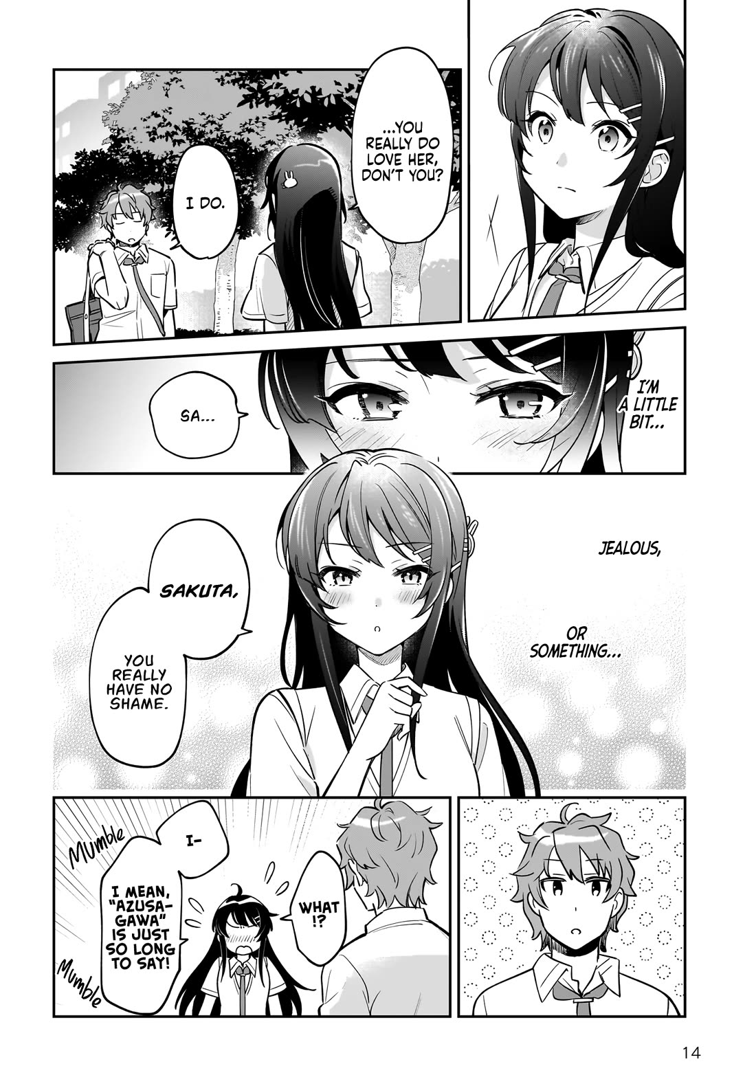 Rascal Does Not Dream of Siscon Idol chapter 6 page 14